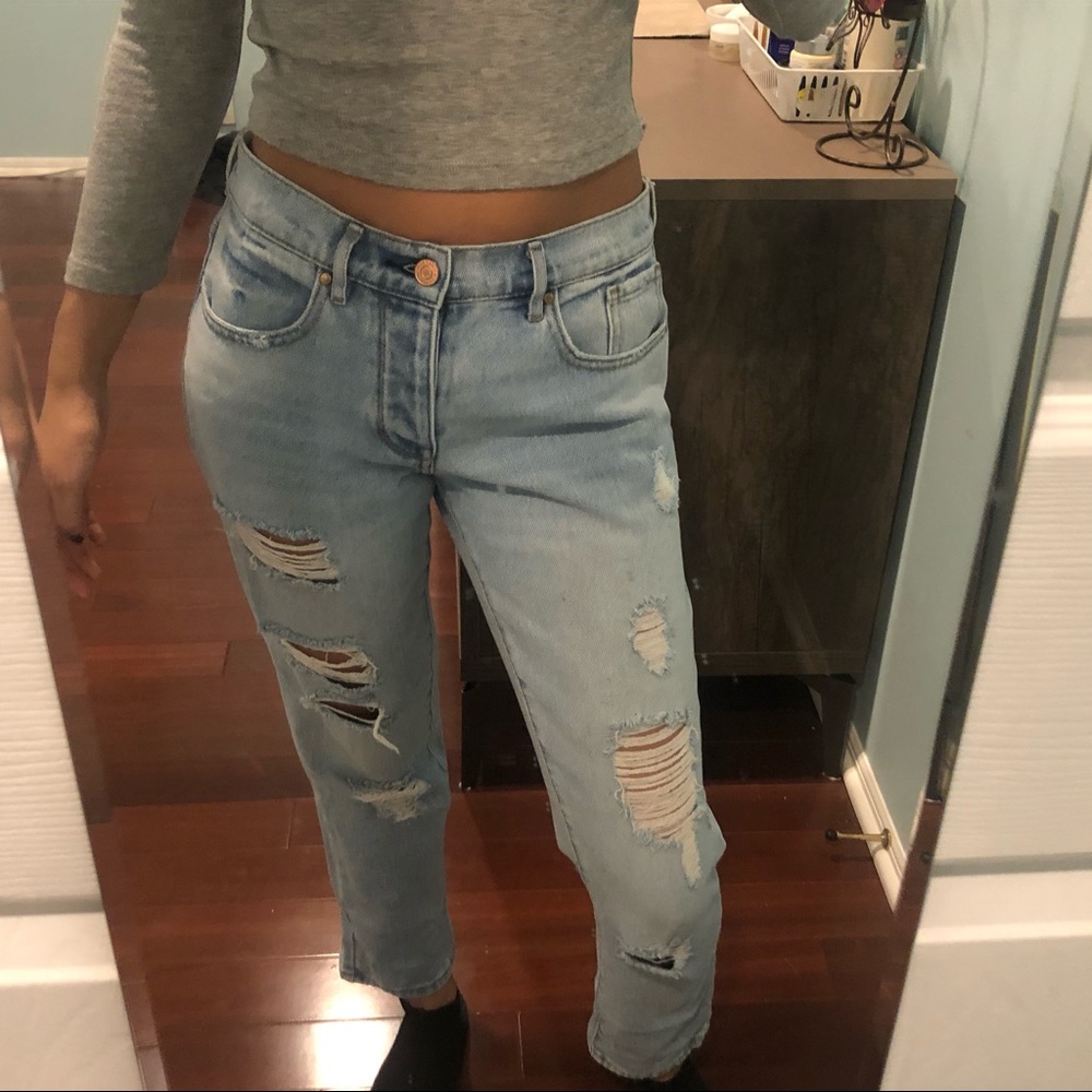 Pacsun Ripped Boyfriend Jeans
